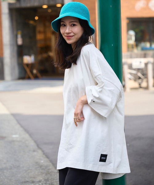 ATHLETA（アスレタ）の「［ athleta ］ビッグシルエットTシャツ（Tシャツ/カットソー・レディース・ブラック/オフホワイト・L/M）」の9枚目の写真