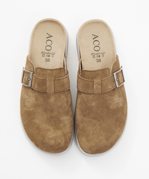 collex(コレックス)の「【ACO SHOES/アコシューズ】 クロッグサンダル(サンダル・レディース・ベージュ/ブラウン・36/37/38)」の11枚目の写真