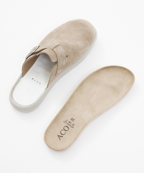 collex(コレックス)の「【ACO SHOES/アコシューズ】 クロッグサンダル(サンダル・レディース・ベージュ/ブラウン・36/37/38)」の19枚目の写真