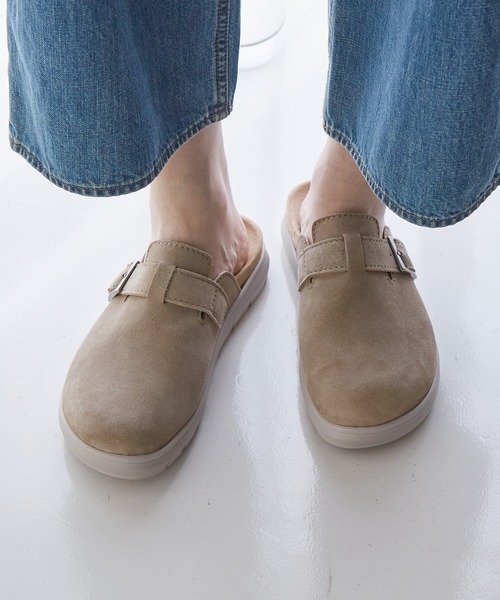 collex(コレックス)の「【ACO SHOES/アコシューズ】 クロッグサンダル(サンダル・レディース・ベージュ/ブラウン・36/37/38)」の3枚目の写真