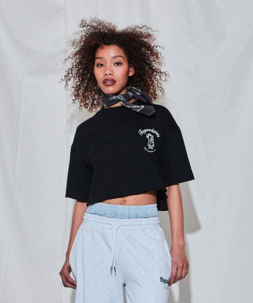 FIG&VIPER（フィグアンドバイパー）の「Bear MID T（Tシャツ/カットソー・レディース・ホワイト/ブラック/ライトピンク・FREE）」の6枚目の写真