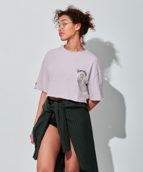 FIG&VIPER（フィグアンドバイパー）の「Bear MID T（Tシャツ/カットソー・レディース・ホワイト/ブラック/ライトピンク・FREE）」の7枚目の写真