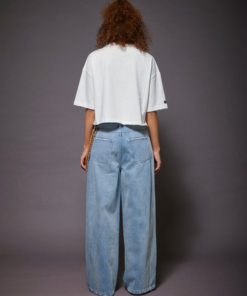 FIG&VIPER（フィグアンドバイパー）の「Bear MID T（Tシャツ/カットソー・レディース・ホワイト/ブラック/ライトピンク・FREE）」の10枚目の写真