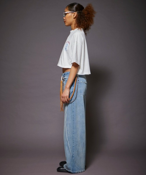 FIG&VIPER（フィグアンドバイパー）の「Bear MID T（Tシャツ/カットソー・レディース・ホワイト/ブラック/ライトピンク・FREE）」の11枚目の写真