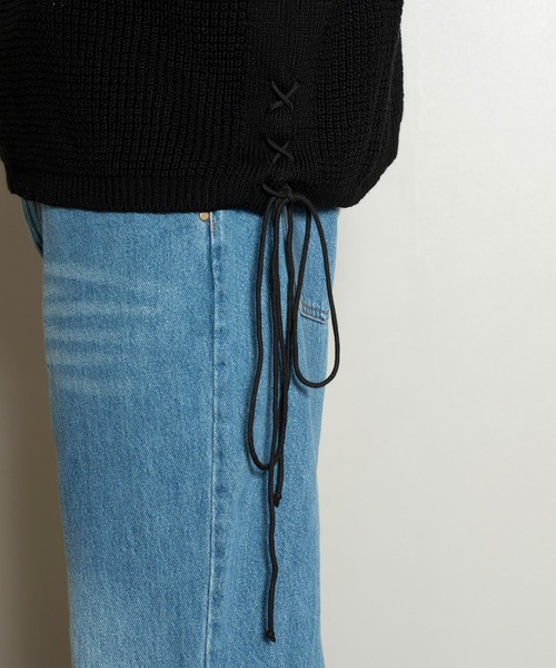 Forte（フォルテ）（フォルテ）の「West Side Modern Summer Mesh Vest/ウエストサイドモダンサマーメッシュベスト/ローゲージ/洗える（タンクトップ・メンズ・ブラウン/ブラック・LARGE/MEDIUM）」の18枚目の写真