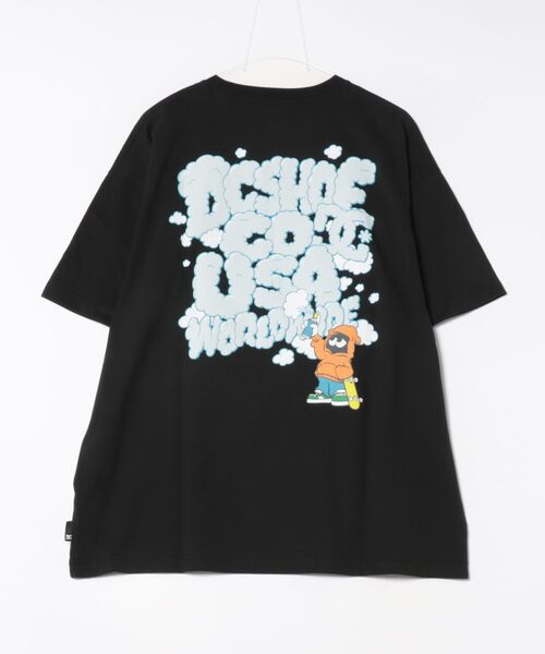 DC SHOES(ディーシーシューズ)の「25 GF PAINT SS/DC半袖Tシャツ(Tシャツ/カットソー・メンズ・ブラック/ブラック×ピンク/グレー/ホワイト・MEDIUM/LARGE/X-LARGE)」の8枚目の写真
