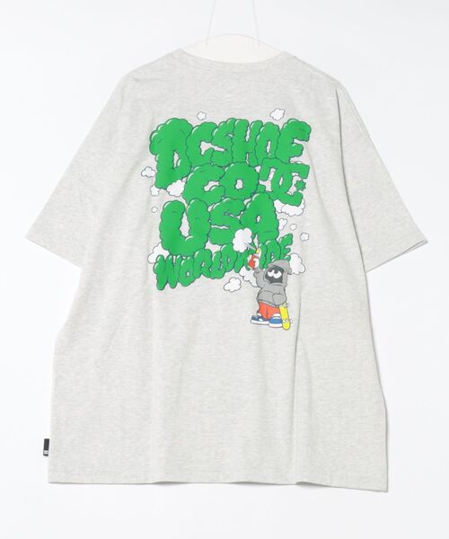 DC SHOES(ディーシーシューズ)の「25 GF PAINT SS/DC半袖Tシャツ(Tシャツ/カットソー・メンズ・ブラック/ブラック×ピンク/グレー/ホワイト・MEDIUM/LARGE/X-LARGE)」の7枚目の写真