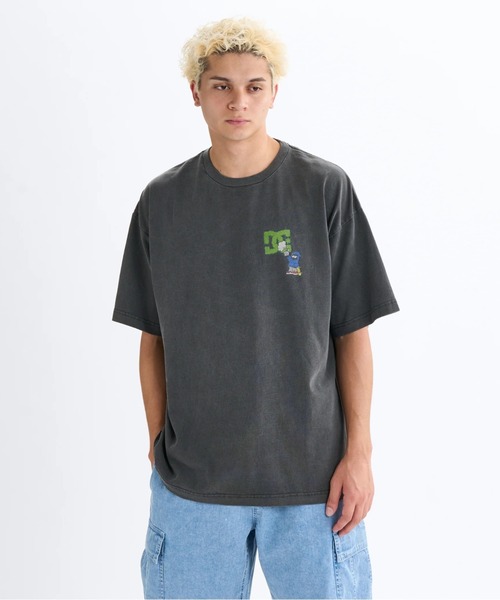 DC SHOES(ディーシーシューズ)の「25 GF PAINT SS/DC半袖Tシャツ(Tシャツ/カットソー・メンズ・ブラック/ブラック×ピンク/グレー/ホワイト・MEDIUM/LARGE/X-LARGE)」の10枚目の写真