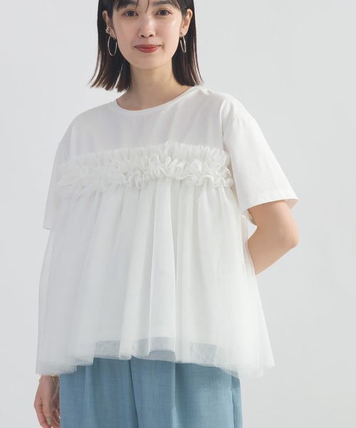 PICCIN PERLA(ピッチンペルラ)の「ティンカープルオーバー(Tシャツ/カットソー・レディース・ブラック/オフホワイト・M)」の3枚目の写真