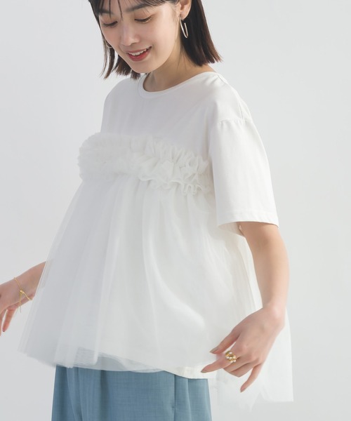 PICCIN PERLA(ピッチンペルラ)の「ティンカープルオーバー(Tシャツ/カットソー・レディース・ブラック/オフホワイト・M)」の4枚目の写真