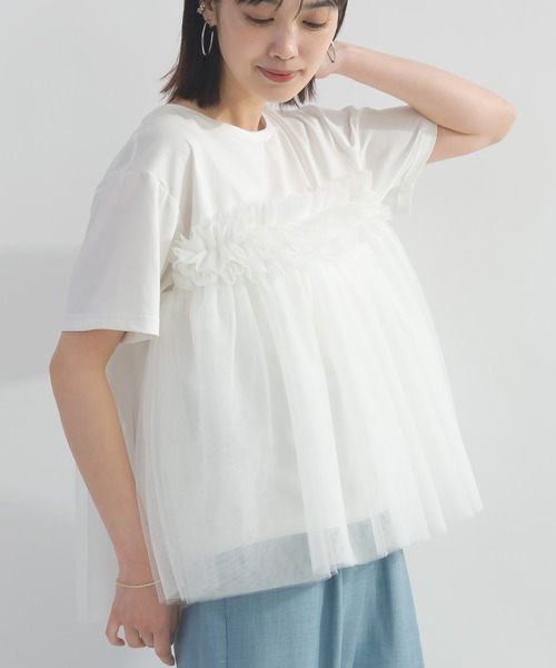 PICCIN PERLA(ピッチンペルラ)の「ティンカープルオーバー(Tシャツ/カットソー・レディース・ブラック/オフホワイト・M)」の6枚目の写真