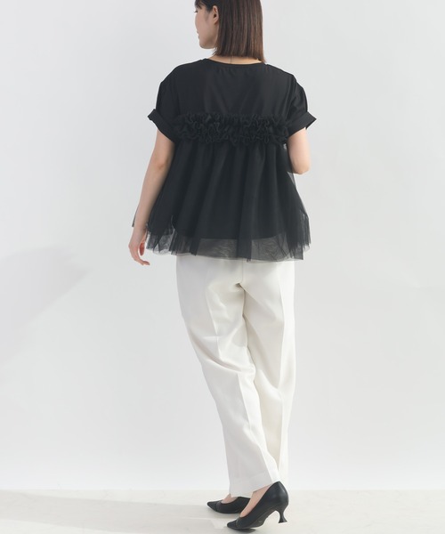PICCIN PERLA(ピッチンペルラ)の「ティンカープルオーバー(Tシャツ/カットソー・レディース・ブラック/オフホワイト・M)」の16枚目の写真
