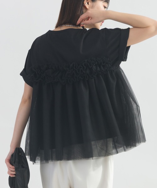 PICCIN PERLA(ピッチンペルラ)の「ティンカープルオーバー(Tシャツ/カットソー・レディース・ブラック/オフホワイト・M)」の12枚目の写真