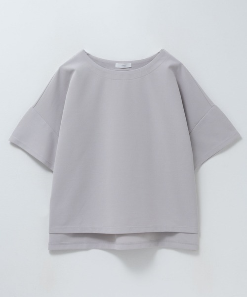 NAVY(ネイビー)の「NAVY SARARI ミニワッフルスリットプルオーバー(Tシャツ/カットソー・レディース・グレー/ベージュ/ブラック・M/L)」の22枚目の写真