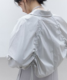 tageechita（タジチタ）の「【tageechita】UPF50+ バックドロスト クロップドシャツジャケット（ブルゾン）」