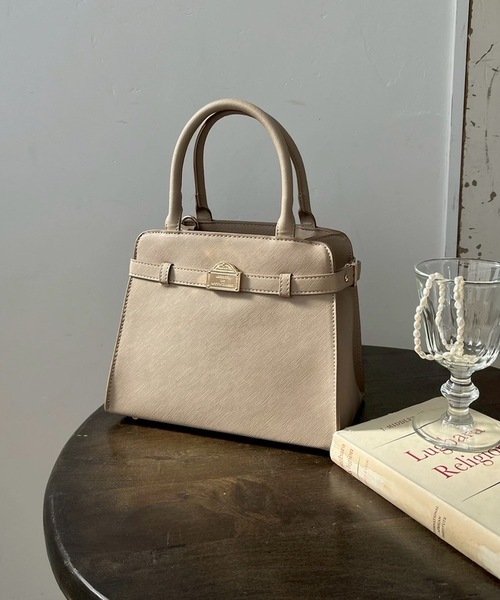 my twilight（マイトワイライト）の「mytwilight PARISモチーフ サイドベルトバッグ（ハンドバッグ・レディース・ボルドー/ベージュ/アイボリー/ブラック・FREE）」の18枚目の写真