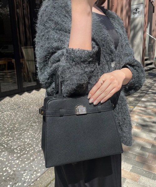 my twilight（マイトワイライト）の「mytwilight PARISモチーフ サイドベルトバッグ（ハンドバッグ・レディース・ボルドー/ベージュ/アイボリー/ブラック・FREE）」の13枚目の写真