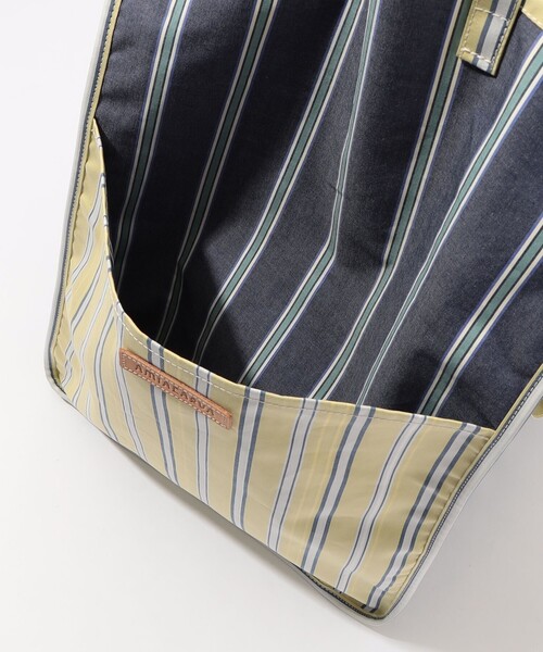 amiacalva（アミアカルヴァ）の「AMIACALVA EASY BAG L コットントートバッグ（トートバッグ・メンズ・イエロー系その他2・FREE）」の8枚目の写真