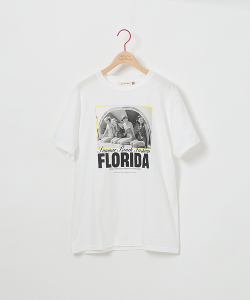 OUTDOOR PRODUCTS(アウトドアプロダクツ)の「LIFE FLORIDA Tee(Tシャツ/カットソー・レディース・ホワイト・FREE)」の1枚目の写真
