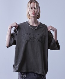 ヴィンテージ ダメージ立体ロゴTシャツ