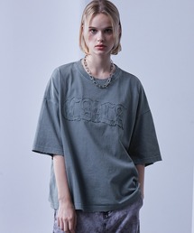ヴィンテージ ダメージ立体ロゴTシャツ