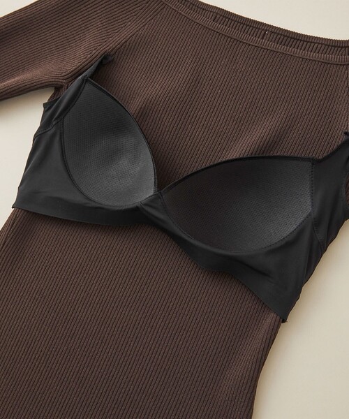 別注】＜NICENICE MOMENT for conte＞ OPEN SHOULDER ニット