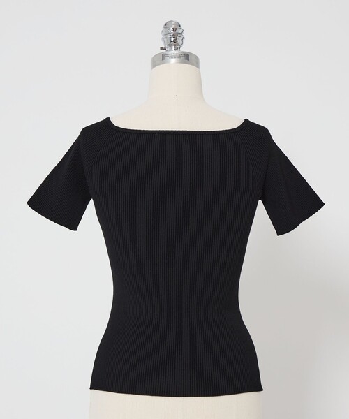 別注】＜NICENICE MOMENT for conte＞ OPEN SHOULDER ニット