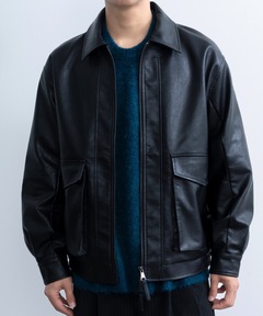 着丈61肩幅50身幅60 短丈　本革　古着　a2 フライトジャケット A2 short flight jacket / A2ショートフライトジャケット