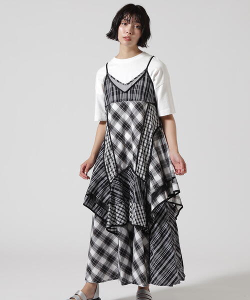 AULA AILA（アウラアイラ）の「AULA AILA/アウラアイラ/CHECK CAMISOLE