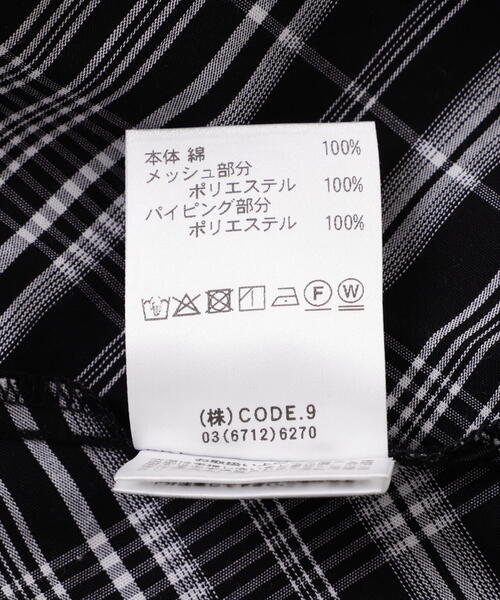 ワンピース AULA AILA CHECK CAMISOLE ONE PIECE CHECK CAMISOLE ONE PIECE — aulaaila