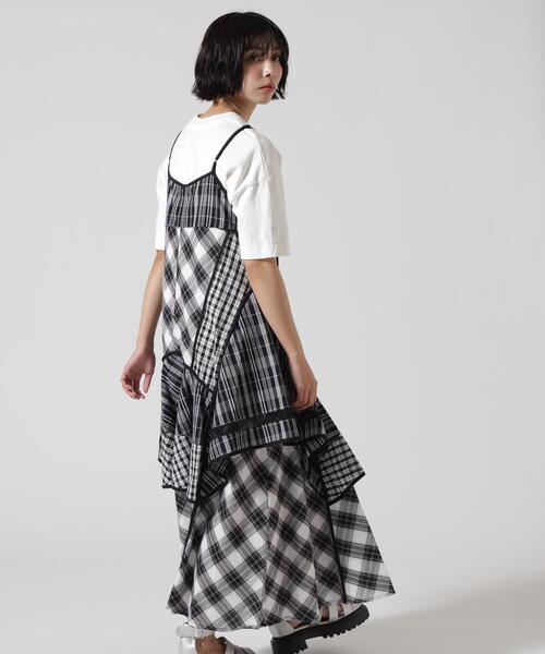 AULA AILA（アウラアイラ）の「AULA AILA/アウラアイラ/CHECK CAMISOLE