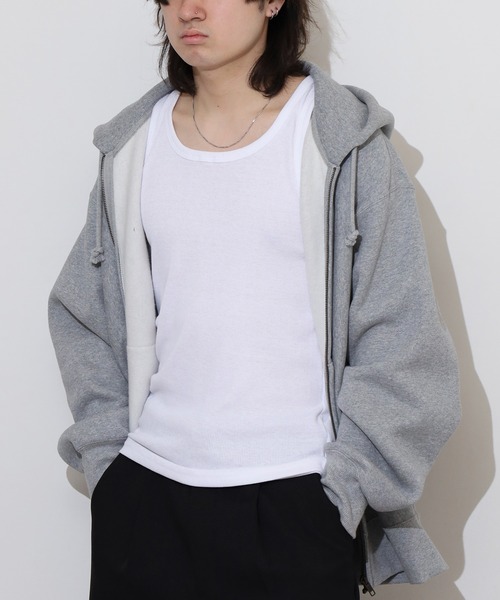 ACE(エース)の「テレコタンク(タンクトップ・メンズ・ホワイト/ブラック・LL/L/M)」の15枚目の写真