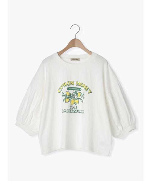 Rosy Monster パフスリーブ カットソー 白 トップス Tシャツ Rosy Monster パフスリーブ カットソー 白 トップス Tシャツ