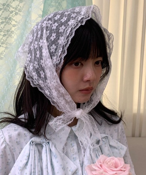kutirlune／レースバブーシュカ（その他ヘアアクセサリー）｜kutir