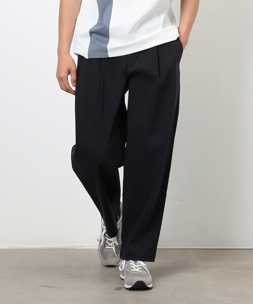 スラックス テーパードパンツ 楽天市場】テーパードスラックス メンズ ワイドテーパードパンツ