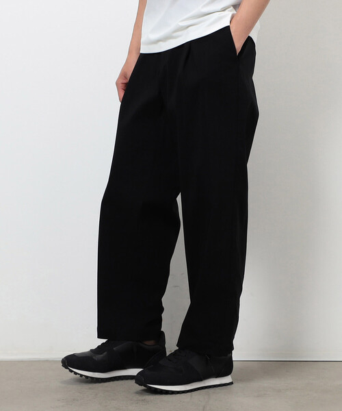 COMME CA ISM（コムサイズム）の「【スマートベーシックパンツ】ストレッチツイル ワイド テーパード パンツ（スラックス・メンズ・チャコール/ブラウン/ブラック/カーキ・SMALL/MEDIUM/LARGE）」の13枚目の写真