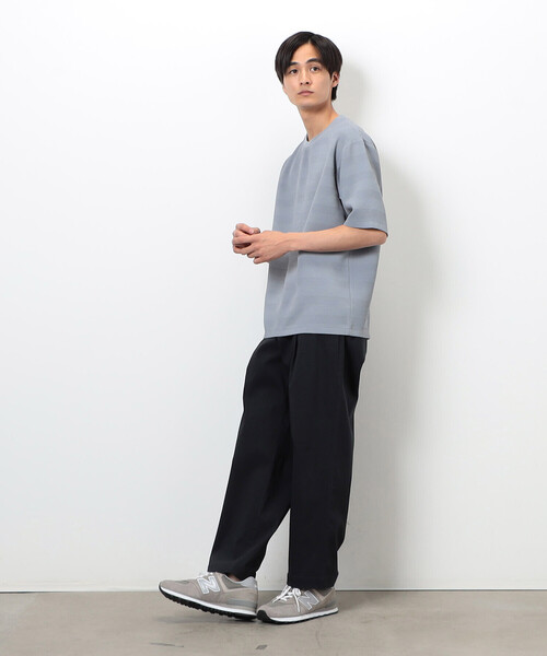 COMME CA ISM（コムサイズム）の「【スマートベーシックパンツ】ストレッチツイル ワイド テーパード パンツ（スラックス・メンズ・チャコール/ブラウン/ブラック/カーキ・SMALL/MEDIUM/LARGE）」の16枚目の写真