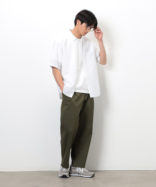 COMME CA ISM（コムサイズム）の「【スマートベーシックパンツ】ストレッチツイル ワイド テーパード パンツ（スラックス・メンズ・チャコール/ブラウン/ブラック/カーキ・SMALL/MEDIUM/LARGE）」の22枚目の写真