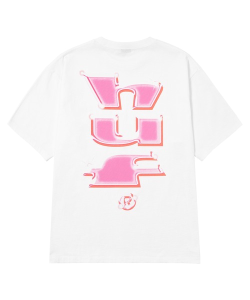 HUF(ハフ)の「MEGACHROME TEE(Tシャツ/カットソー・メンズ・アッシュグレー/ブラック/ホワイト・XS/S/M/L/XL/XXL)」の1枚目の写真