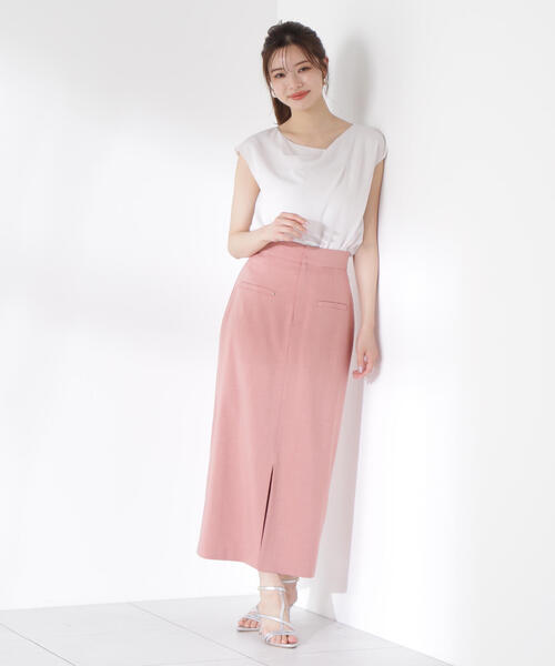 PROPORTION BODY DRESSING(プロポーションボディドレッシング)の「ニュアンスネックフレンチスリーブブラウス / 1215210617(シャツ/ブラウス・レディース・ダークグレー/オフホワイト/ボルドー/ネイビー・FREE)」の20枚目の写真