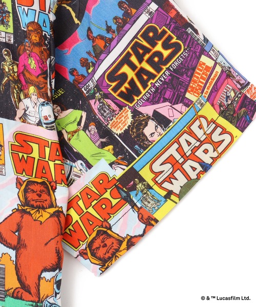STAR WARS（スターウォーズ）の「atmos x STAR WARS Comic Cover Pattern Shirt / アトモス x スターウォーズ コミック カバー パターン シャツ 【SP】（シャツ/ブラウス・メンズ・マルチ・M/XL/XXL）」の4枚目の写真