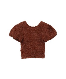 CLANE | CLANE/クラネ/W FACE SHIRRING CROPPED TOPS(Tシャツ/カットソー)