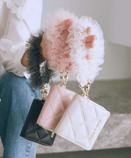 Maison de Fleur メゾンドフルール 財布　ウオレット メゾン ド フルール Maison de FLEUR ハンドル付きリボン