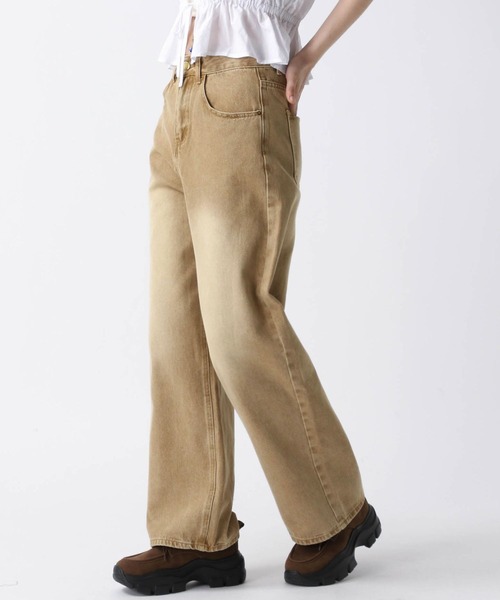 FOREVER 21(フォーエバー トゥエンティーワン)の「【2025SS】ブラウンカラーデニムパンツ(デニムパンツ・レディース・ブラウン・SMALL/MEDIUM/LARGE)」の5枚目の写真