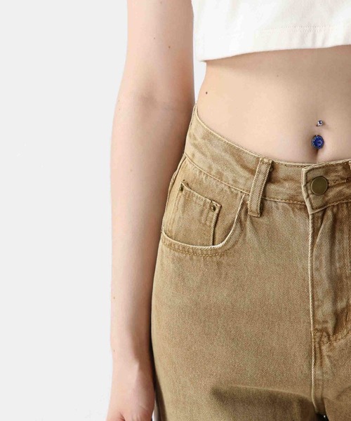 FOREVER 21(フォーエバー トゥエンティーワン)の「【2025SS】ブラウンカラーデニムパンツ(デニムパンツ・レディース・ブラウン・SMALL/MEDIUM/LARGE)」の9枚目の写真