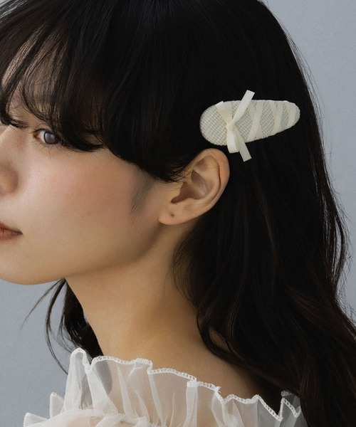 セール】【LA MUE】バレエコア リボンヘアピン（ヘアピン）｜LA MUe