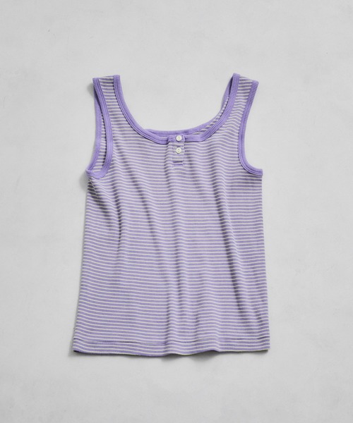 ヘルスターロンt Healthknit/ヘルスニット】Tubular Rib Henley/N 2Way Tanktop