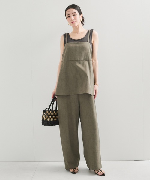 Healthknit(ヘルスニット)の「【Healthknit/ヘルスニット】Tubular Rib Henley/N 2Way Tanktop(タンクトップ・レディース・ブルー系その他2/ダークパープル/ミント/ホワイト/チャコールグレー・FREE)」の16枚目の写真