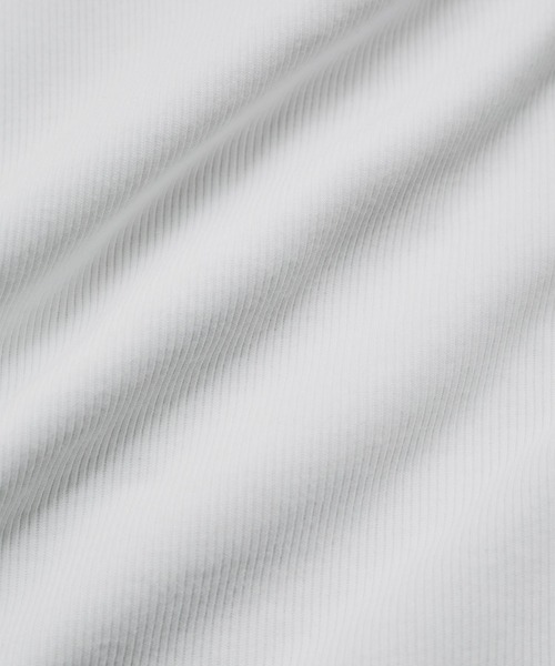 Healthknit(ヘルスニット)の「【Healthknit/ヘルスニット】Tubular Rib Henley/N 2Way Tanktop(タンクトップ・レディース・ブルー系その他2/ダークパープル/ミント/ホワイト/チャコールグレー・FREE)」の6枚目の写真