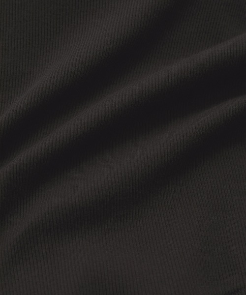 Healthknit(ヘルスニット)の「【Healthknit/ヘルスニット】Tubular Rib Henley/N 2Way Tanktop(タンクトップ・レディース・ブルー系その他2/ダークパープル/ミント/ホワイト/チャコールグレー・FREE)」の7枚目の写真